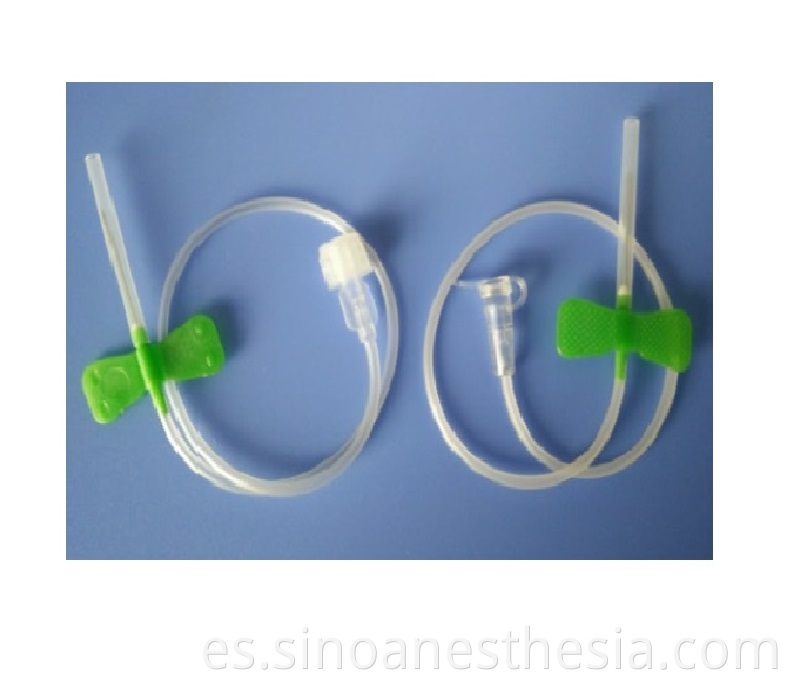 Sistema de venas de cuero cabelludo desechables médicos de China 20G 21G 22G 23G 24G 25G 26G 27G 28G